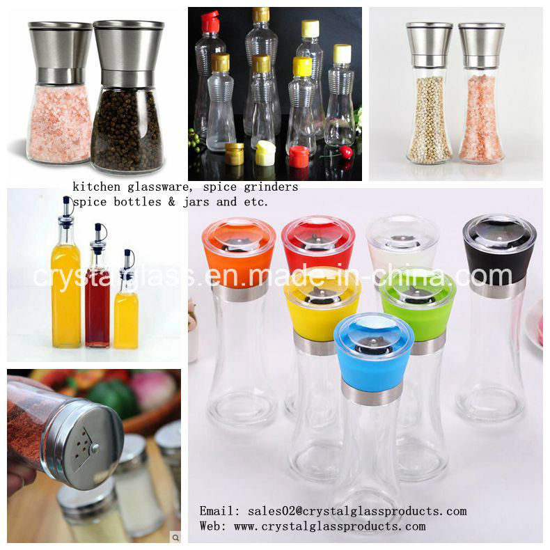 270ml 350ml 500ml Frost Round Cylinder Glass Bottle with Cap
