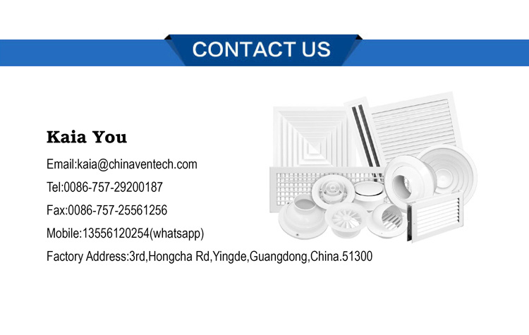 HVAC China Supplier Air Distribution Round Ceiling Diffusers for Ventilation