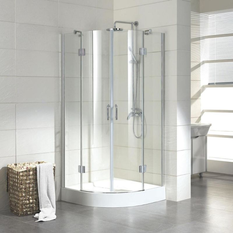 Safety Tempered Shower Glass Clear Glass