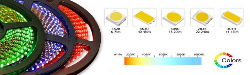 5050 Yellow Amber LED Strip Light 60LEDs/M