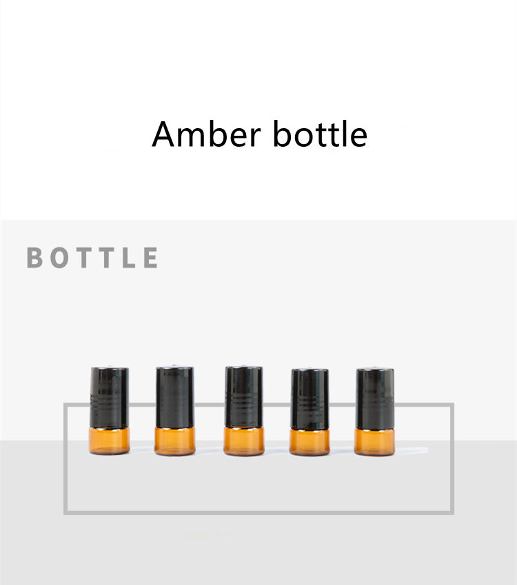 30ml Mini Amber Glass Bottle for Essential Oil
