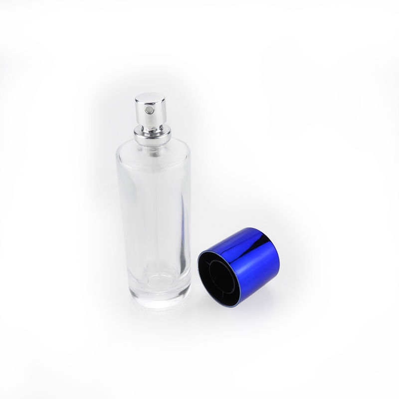 Custom Cap 50ml 100ml Empty Glass Perfume Bottle with Pump