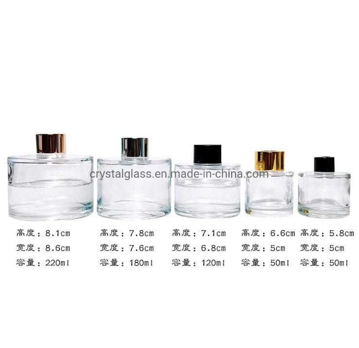 100ml Round Shape Diffuser Aroma Glass Bottle for Home Decoration