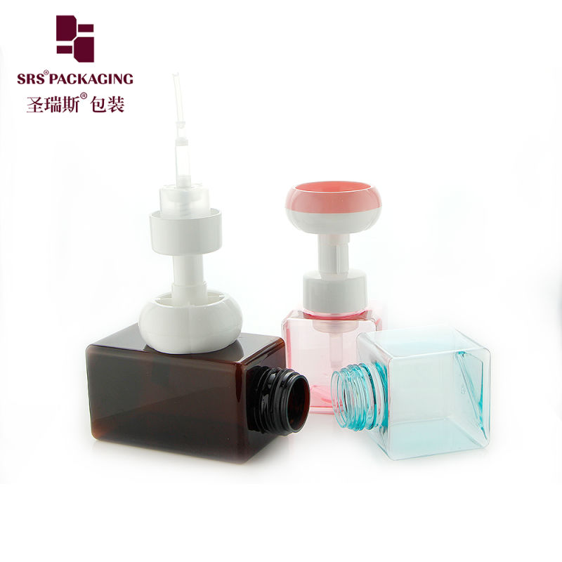 Pink Green Amber 250ml 450ml 650ml New Pump PCR Foam Bottle