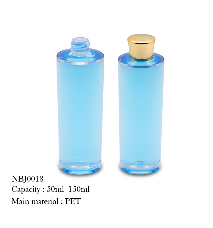 Cosmetic Packaging 50ml 150ml Plastic Pet Bottle Withscrew Cap