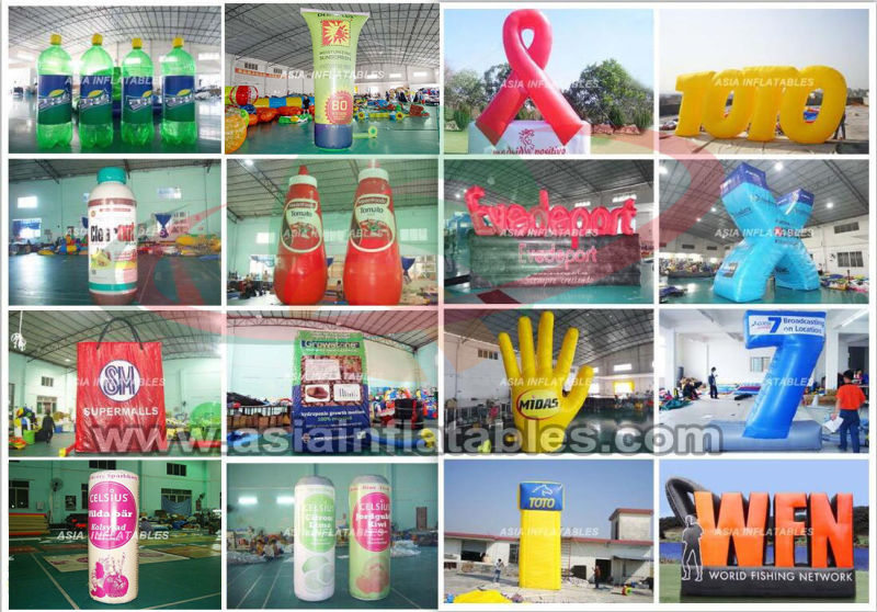 Advertising Inflatable Water Bottle, Inflatable Bottle for Branding Promotional