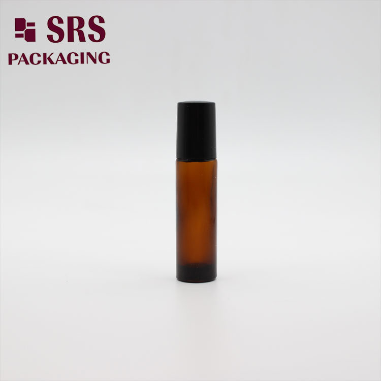 Amber Essential Oil Container 10ml Glass Roll on Bottle