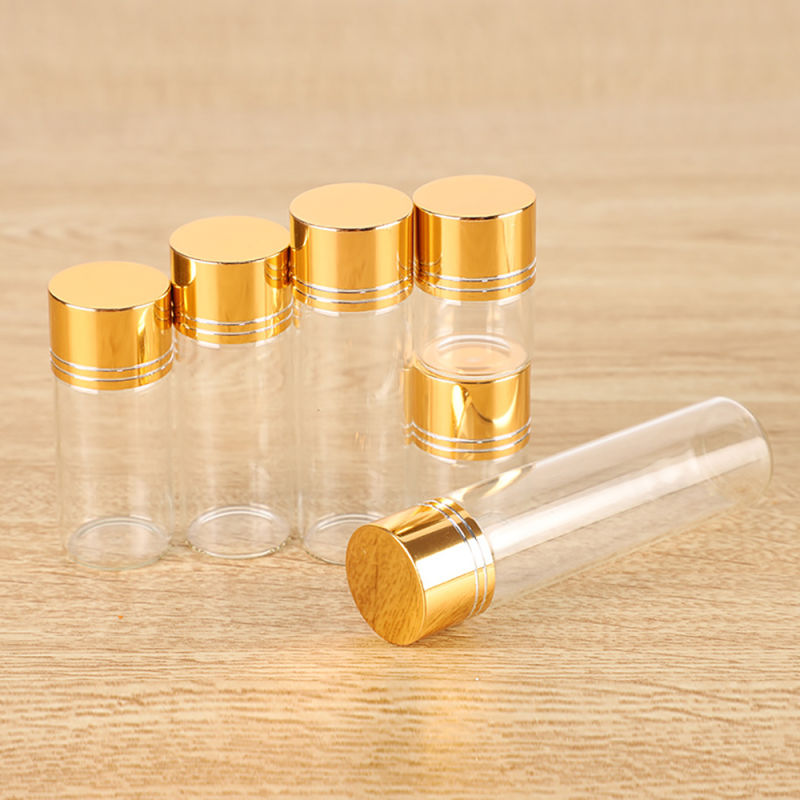 Round Shape Small Glass Bottle 5ml Sprayer Cosmetic Bottle