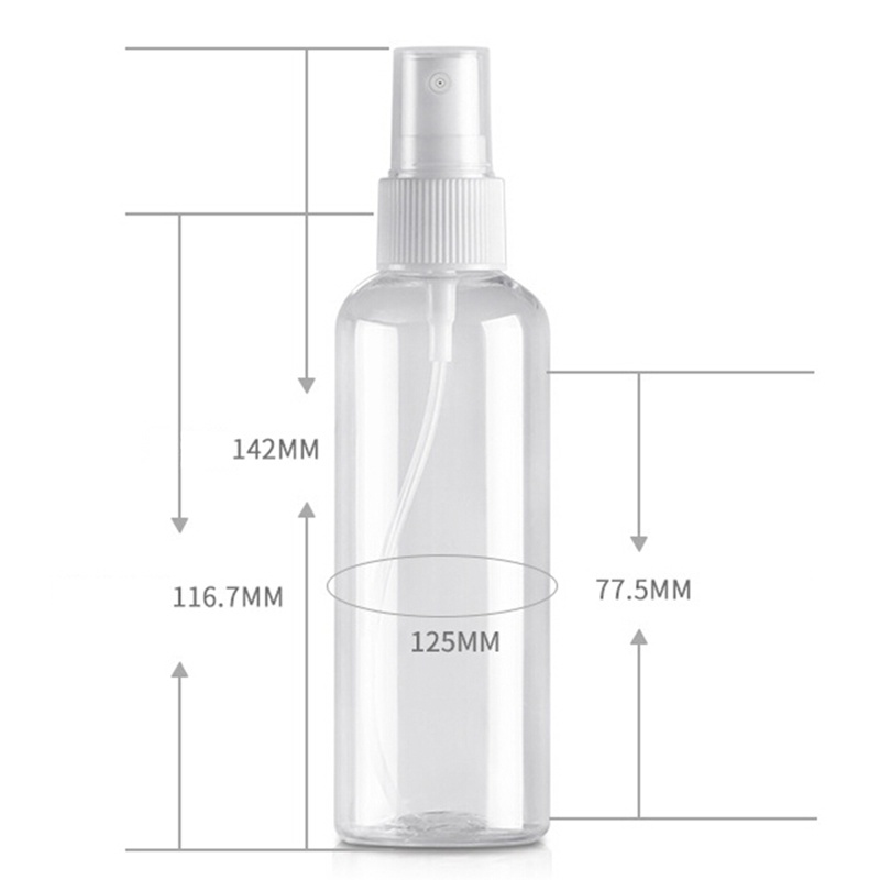 Empty 200ml Plastic Bottle Transparent Spray Bottle