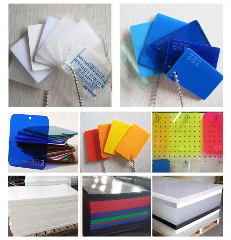 Customized PMMA Clear Transparent Color Plastic Glass Acrylic Sheet