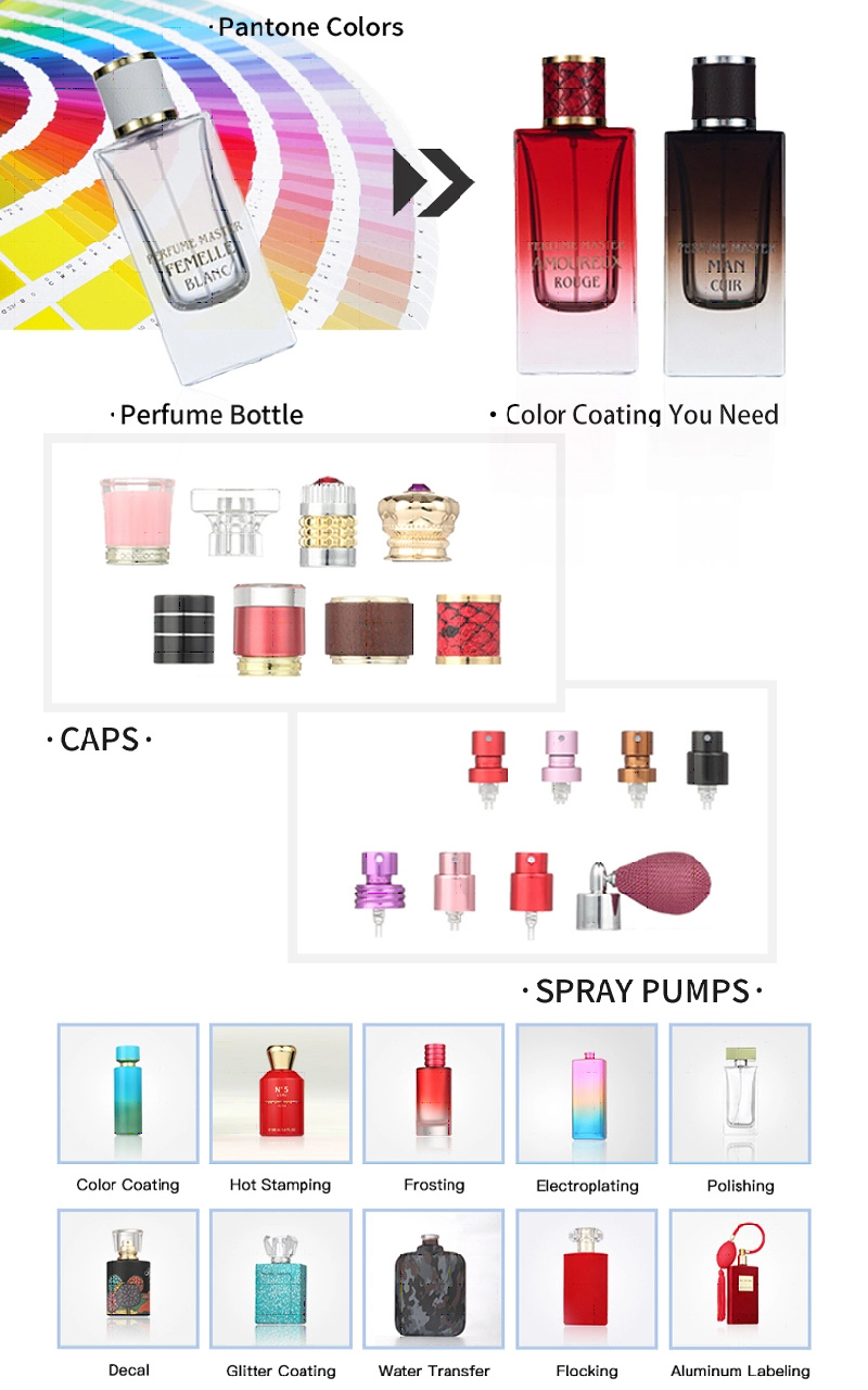 50 Ml Perfume Glass Spray Sample Bottle Cosmetic