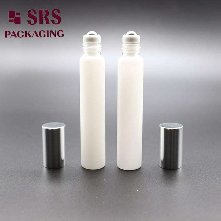 Thin Glass 8ml White Color Perfume Empty Glass Bottle