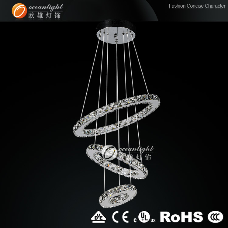 Residential LED Chandeliers Pendant Lighting Hanging Crystal Pendant Lamp (Om88090r)