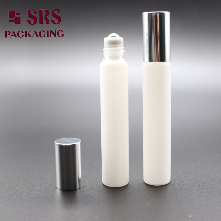 Thin Glass 8ml White Color Perfume Empty Glass Bottle