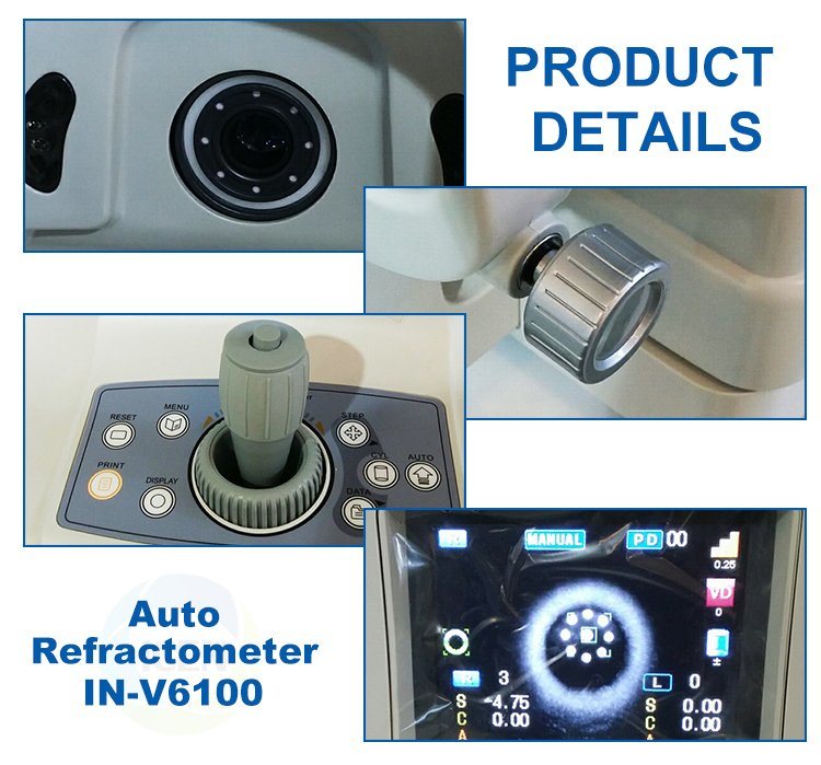 IN-V6100 Cheap Portable Handheld Digital Eye Topcon Auto Refractometer Price