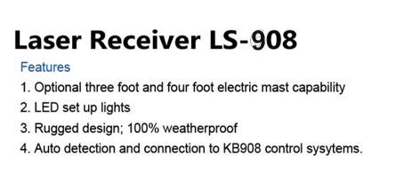 Machine Control Receiver System Total Station (KB908 with LS908)