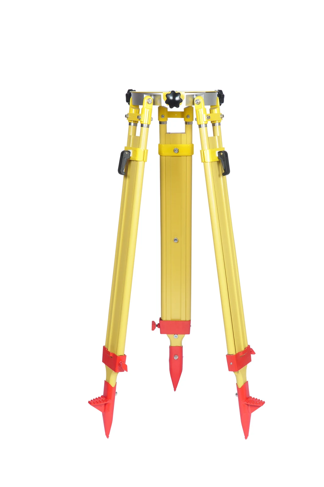 Common Use Heavy Wooden Aluminum Tripod for Total Station/Automatic Level/GPS Survey Tripod