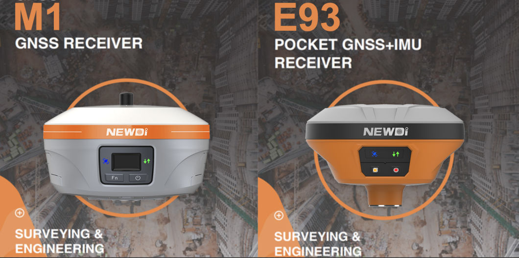 Pocket Rtk Gnss Newdi Brand E93 Rover Rtk Surveying Total Station
