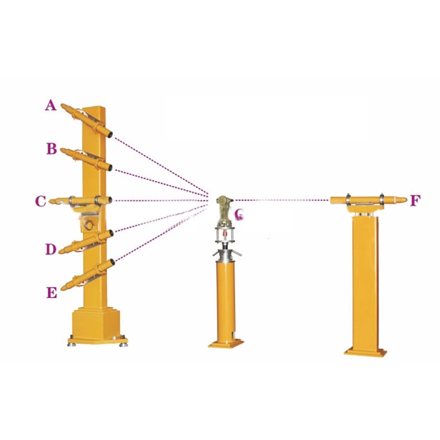 Sanwei W550-F6 Optical Collimator for Laser Level Total Station Theodolite