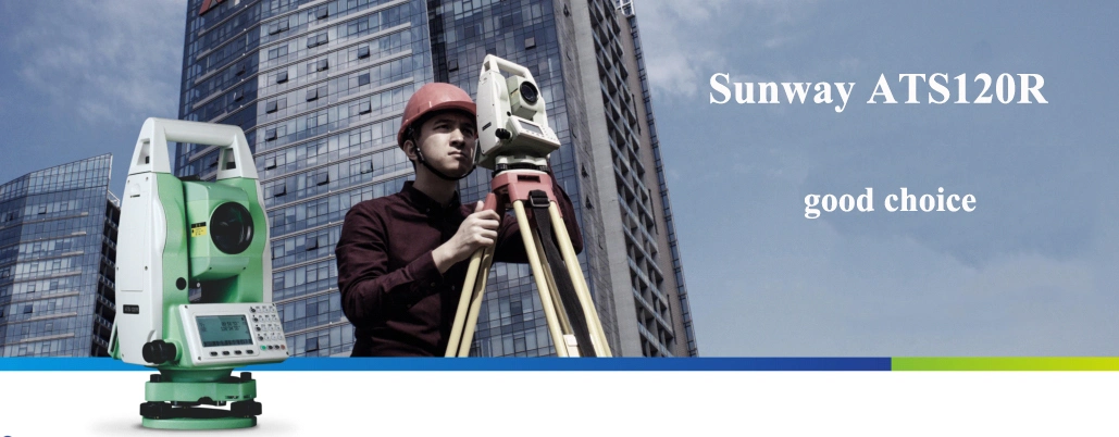 Sunway ATS120r 5000m Single Prism GPS Collimator Data Collector Robotics Total Station