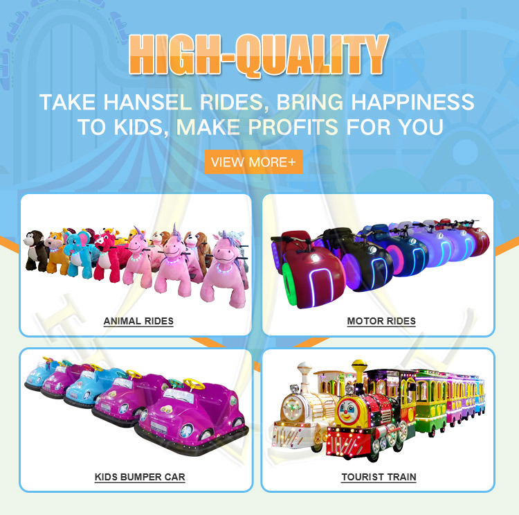Hansel Amusement Park Kids Train Rides Amusement Train