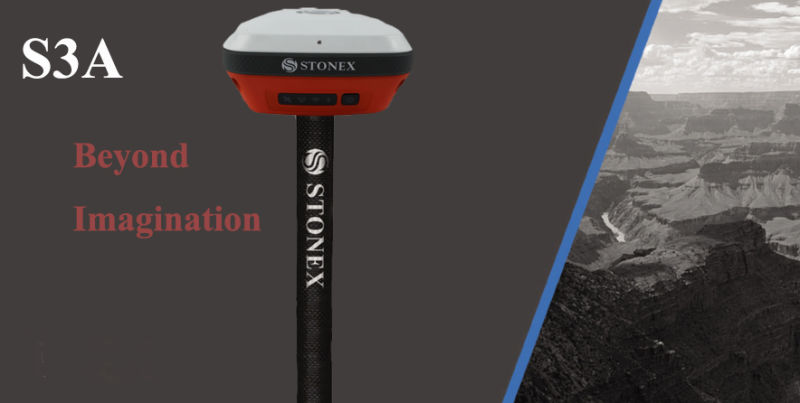 Stonex S3a GPS Gnss Electronic Bubbles Used Geodetic Differential External Radio Rtk