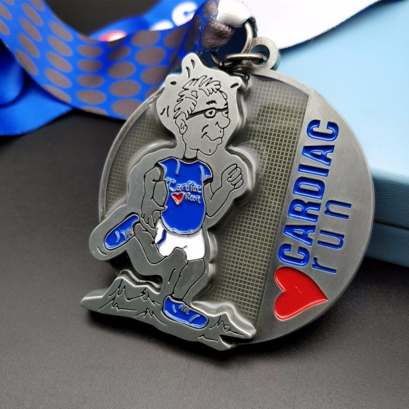 The 3D Effect of The Epoxy Coating Metal Enamel Medal