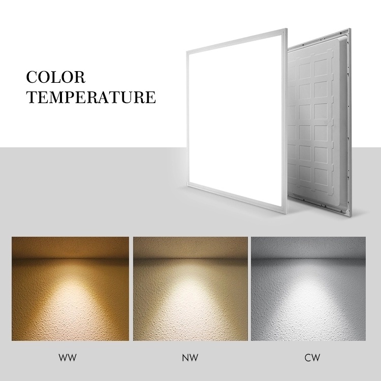 New Arrival Dimmable 2*2FT 595*595 40W 48W Square Backlit LED Panel Light