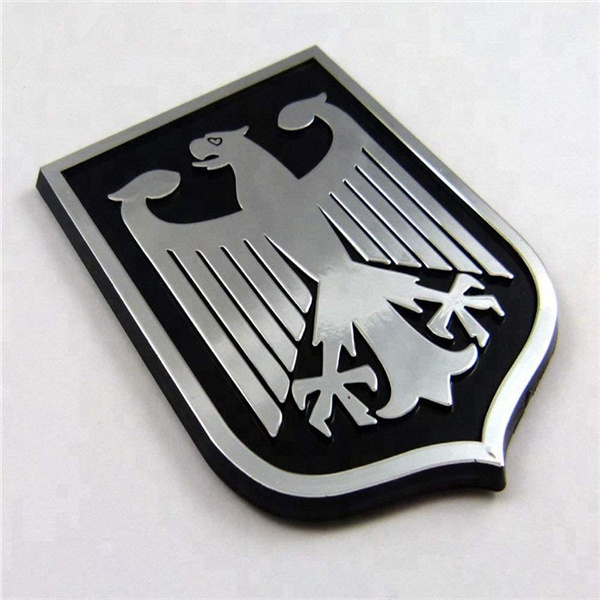 3D Car Badge Sticker Decal Custom Emblems Chromed ABS Badges for Car