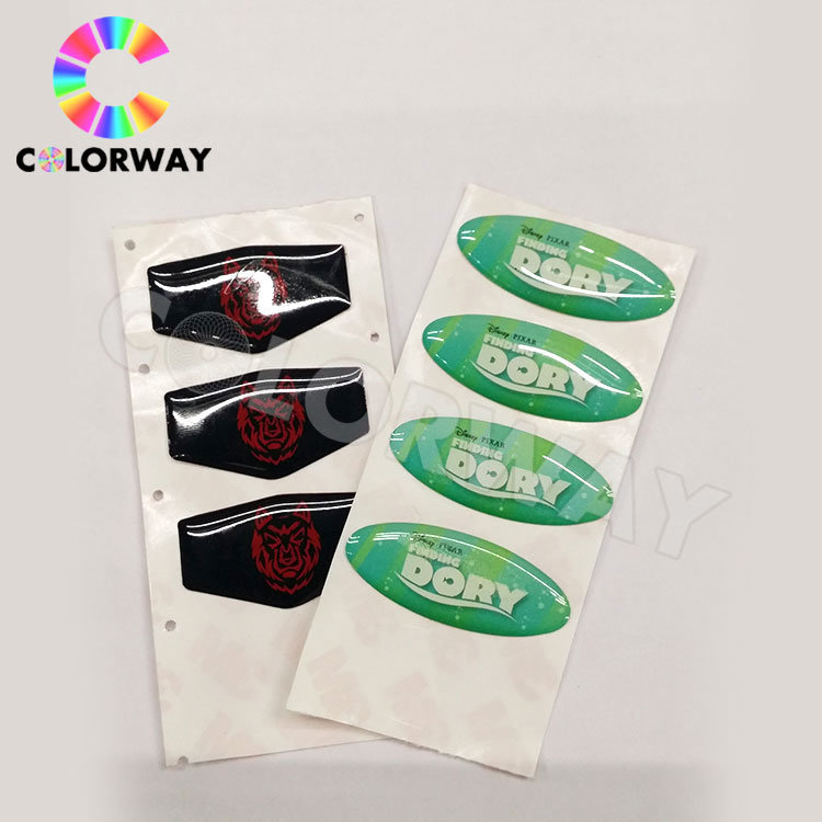 Strong Adhesive Durable UV Resistant 3m Dome Epoxy Sticker