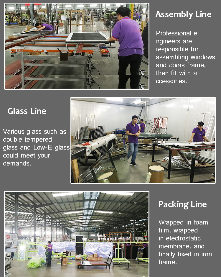 OEM Latest Window Designs Customized Size Aluminum Window Frames