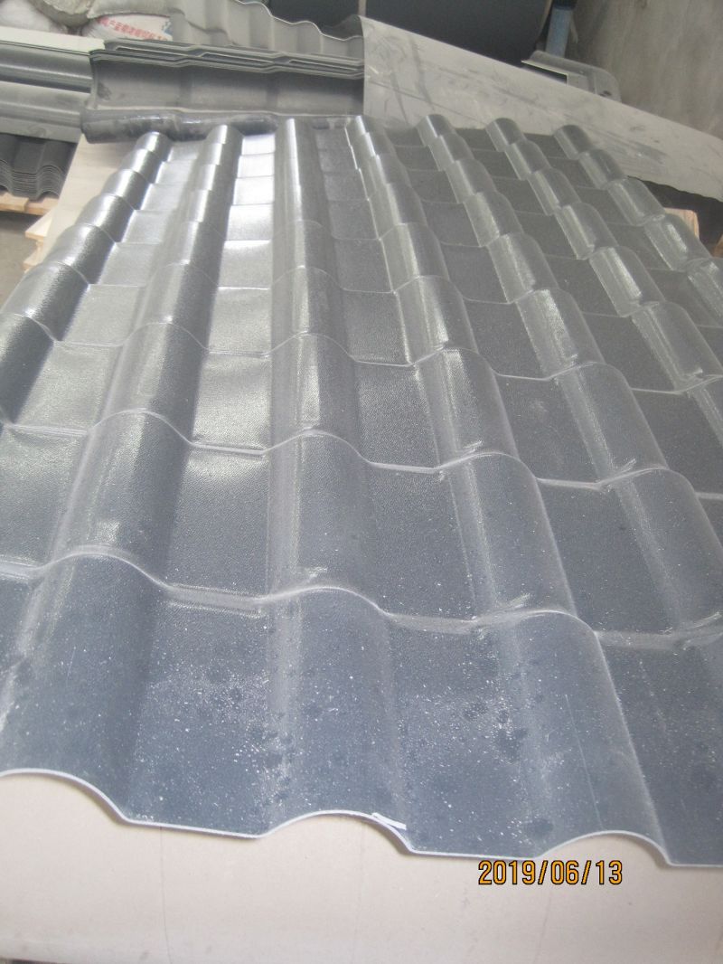 Plastic Glazed Resin Synthetic Roofing Wave Tile, Resin Roof Panel, Resin Roof Sheet