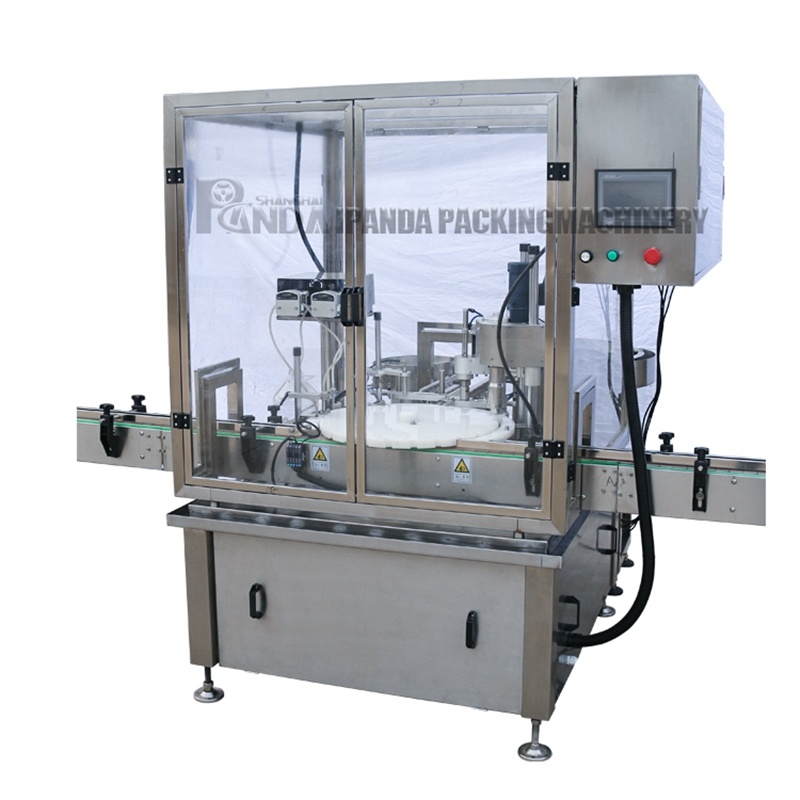 High Stable Automatic Adhesive Glue Filling Capping Machine for Sale