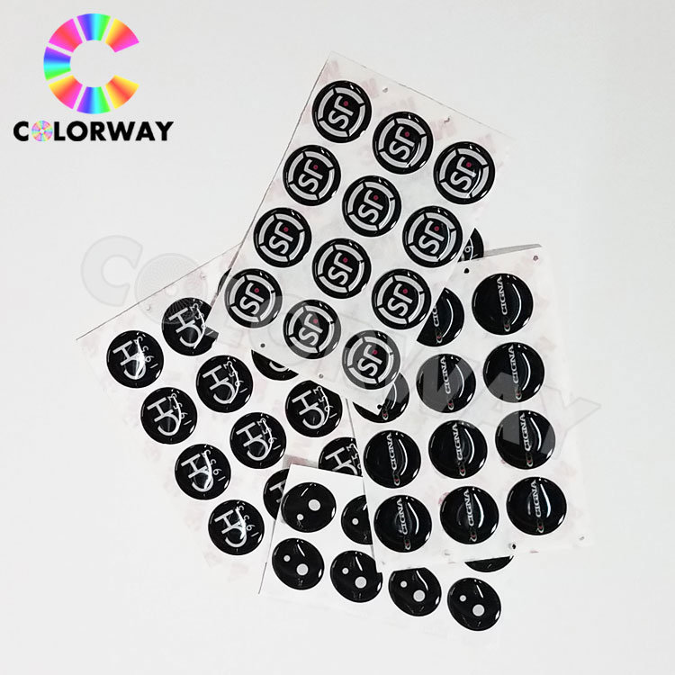 Accept High Quality Reasonable Price Promotion Transparent Epoxy Sticker