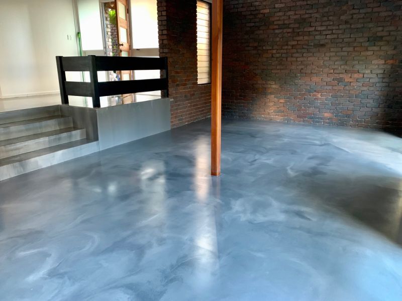 Alida Home Use Wood Floor Coating Metallic Epoxy