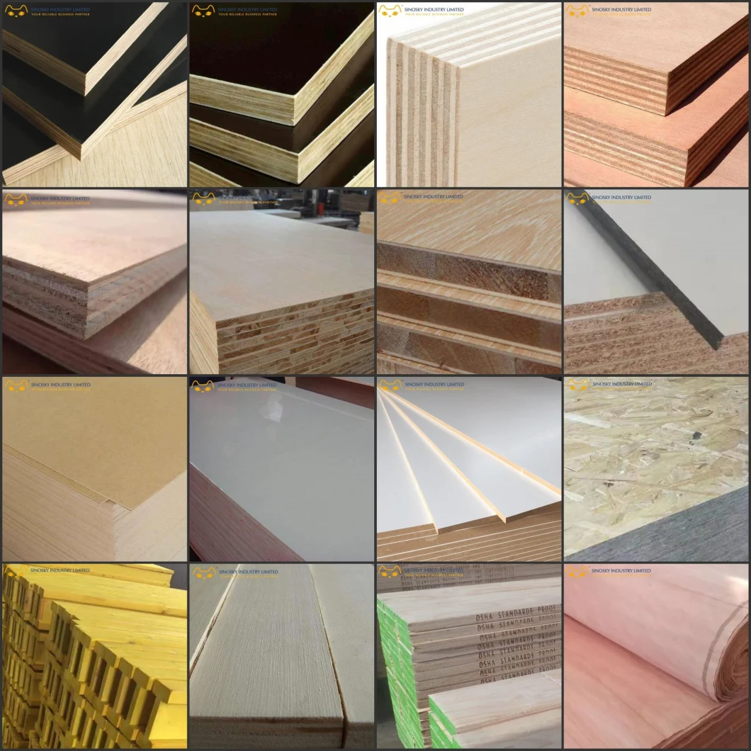 18mm Film Faced Marine Plywood Phenolic Glue Shuttering Plywood