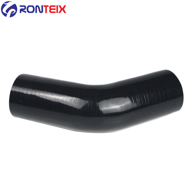 45 Degree Elbow Silicone Rubber Black Blue Red Radiator Hose