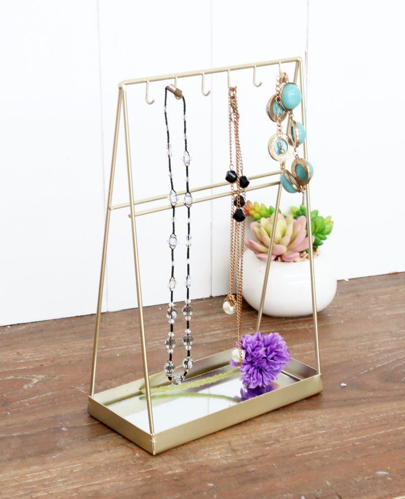 Triangular Jewelry Holder 16X8X25cm Necklace Holder, Jewelry Rack for Necklaces