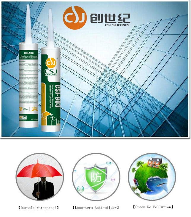 Aging-Resistant Weatherproof Silicone Sealant for Glass Roof Light