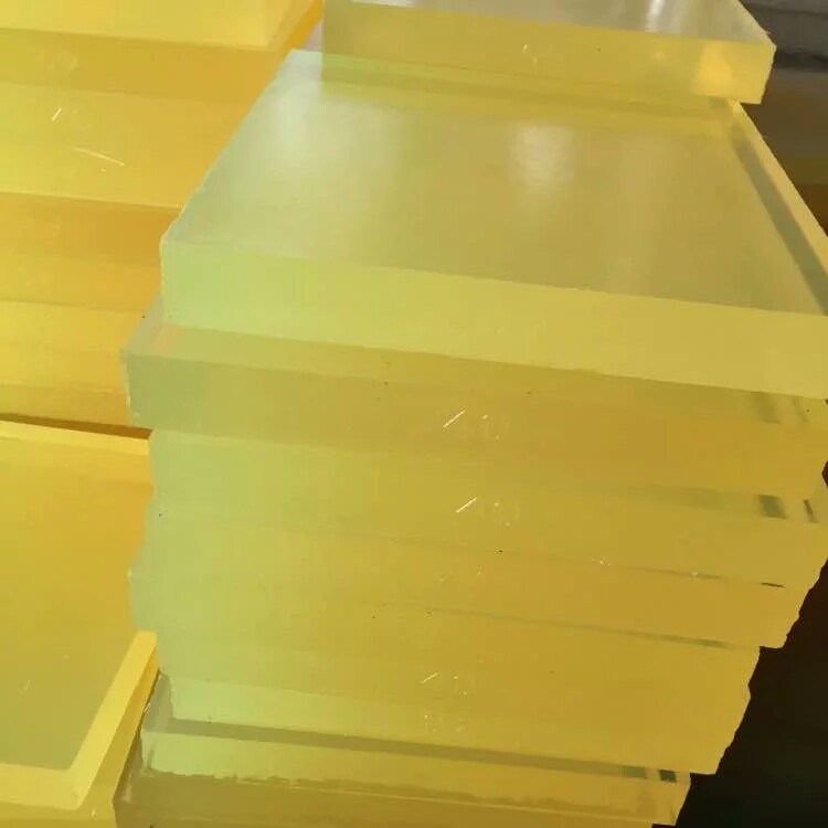 Polyurethane Sheet, PU Sheet, Polyurethane Roll, Polyurethane Sheeting, Plastic Sheet with Yellow Color