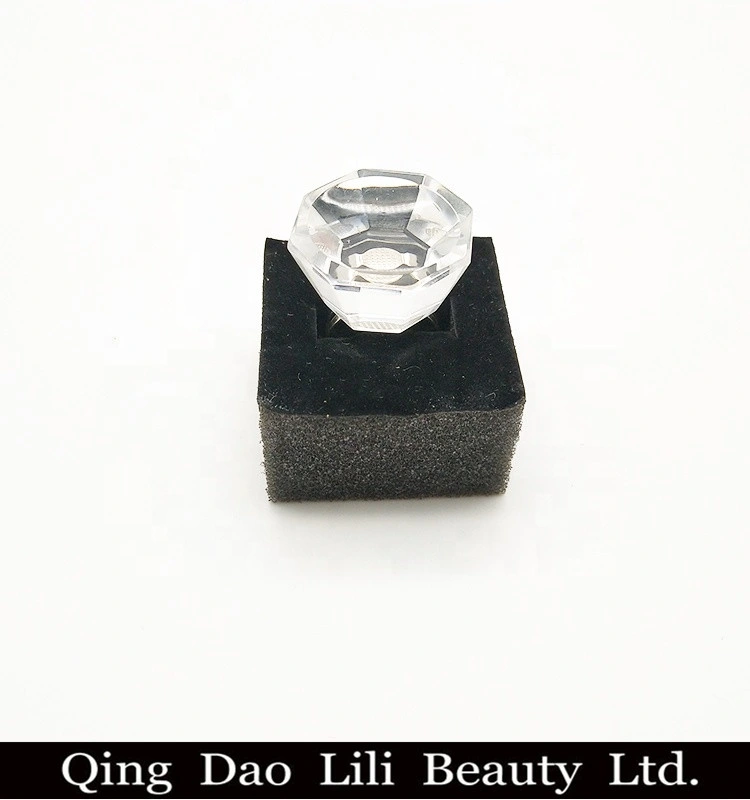 Hot Selling Crystal Glass Glue Ring for Eyelash Extension Tool for Grafting