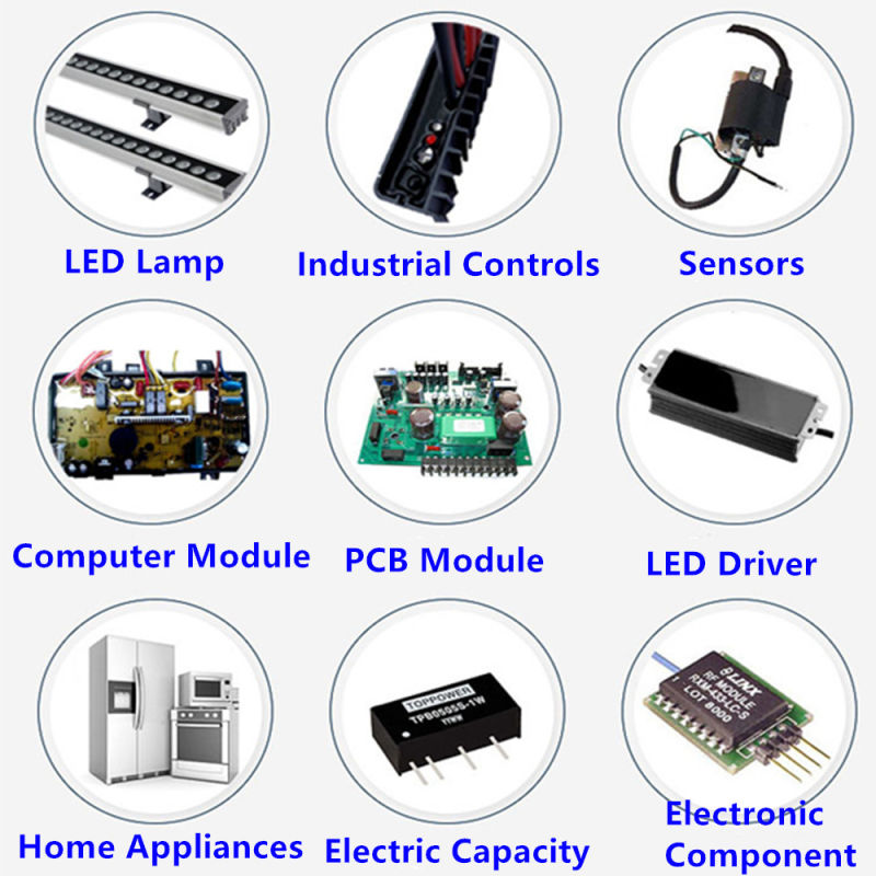 Two Component Grey Potting Silicone Material for LED Driver