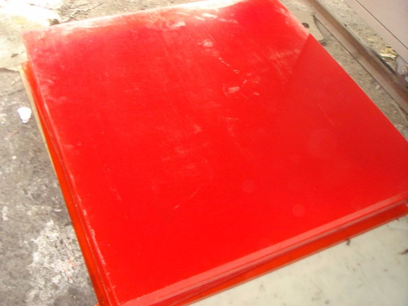 Red Polyurethane Sheet, PU Sheet, PU Sheeting, Polyurethane Sheeting with 100% Polyether