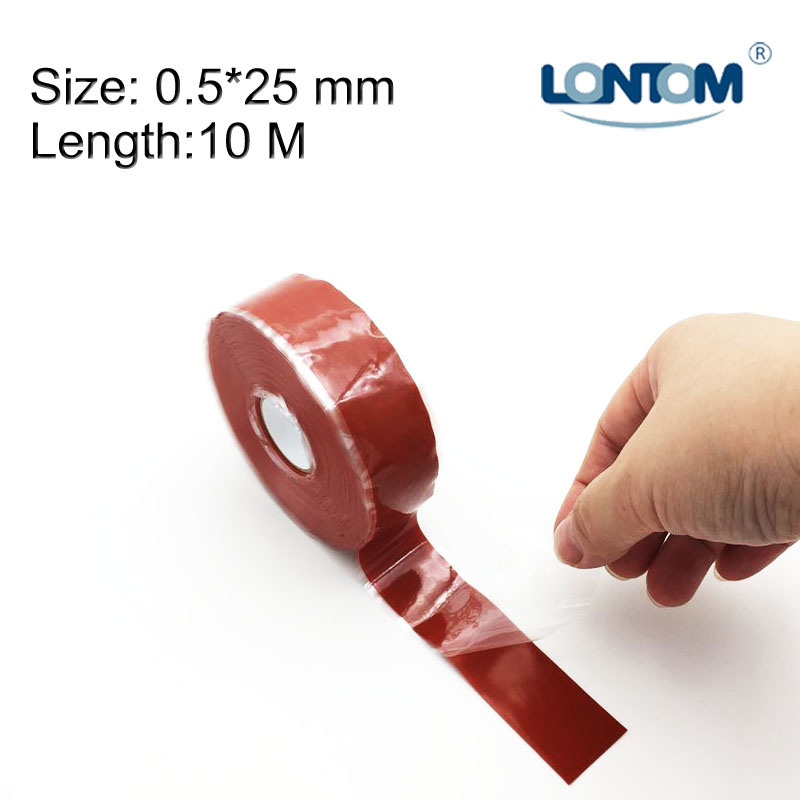 Red Silicone Repair Waterproof Bonding Tape