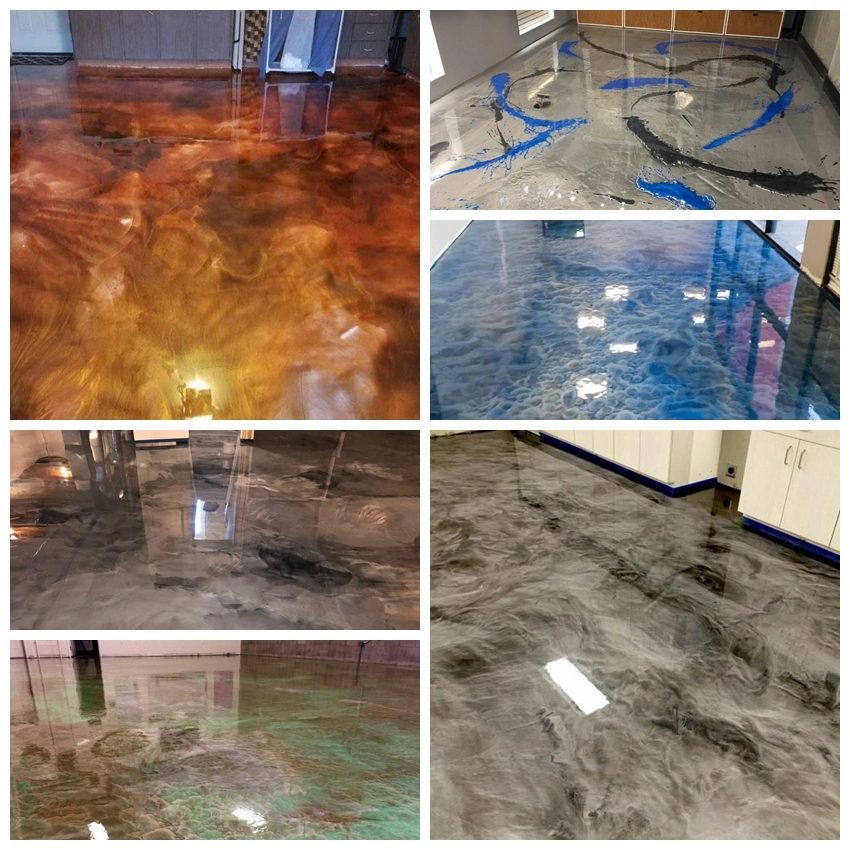 Alida Metallic Epoxy Floor Liquid Epoxy Resin Adhesives Epoxy Resin Crystal Clear for Floor