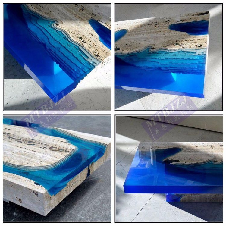 High Clear Odorless Liquid Epoxy Resin Thick Cast Ab Glue