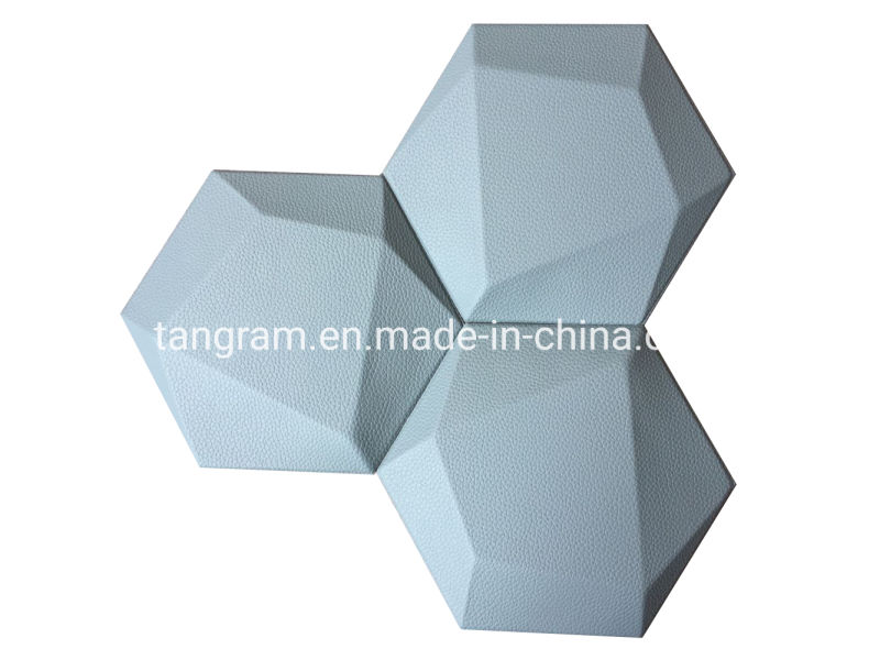 Adhesive Wall Sticker 3D Mosaic Wall Tiles Hexagon Wall Panel