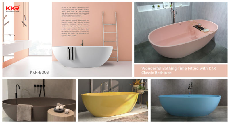 Bathroom Bath Tub Acrylic Resin Stone Bathtub