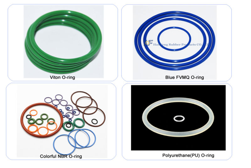 Blue Gray Customized Silicone Rubber O-Ring