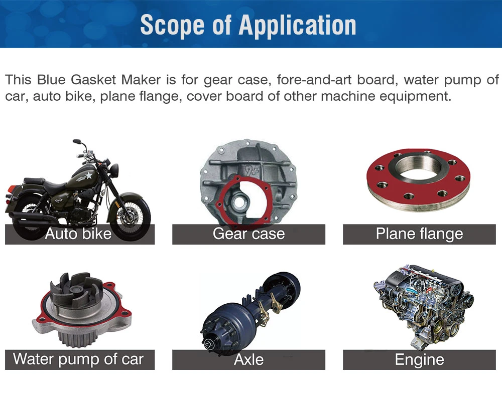 Grey Gasket Maker Silicone Sealant RTV for Car Engine